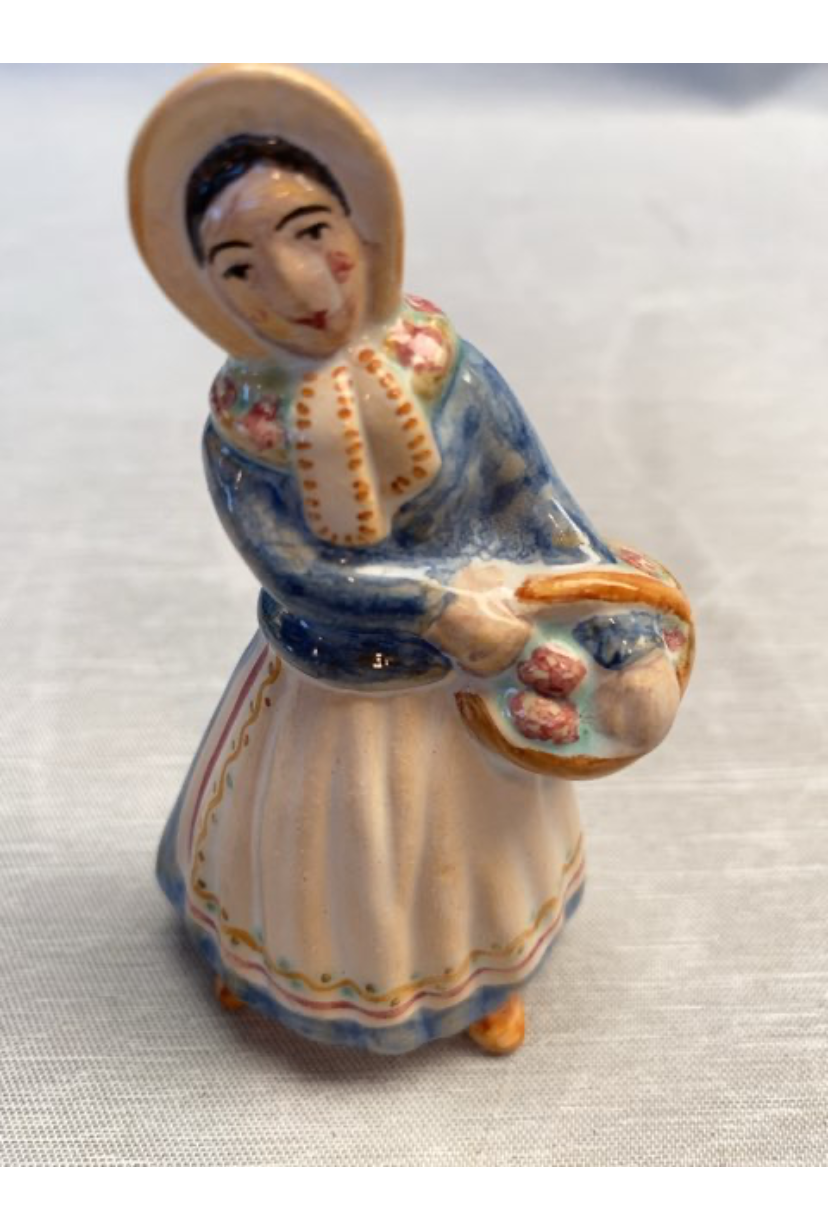 Hjort keramik miniature dame